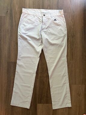 adidas Men's Light Gray Golf Chinos Size 34/32
